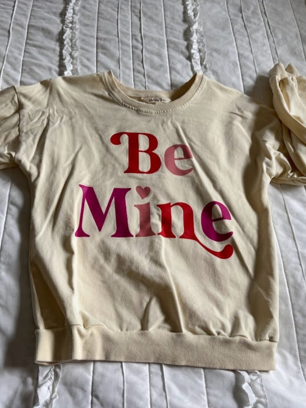 Matilda Jane Girls Size 12 Be Mine Sweatshirt Valentine's